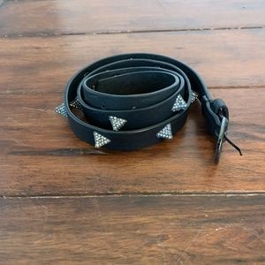 Zara Belt with Rhinestones Spikes